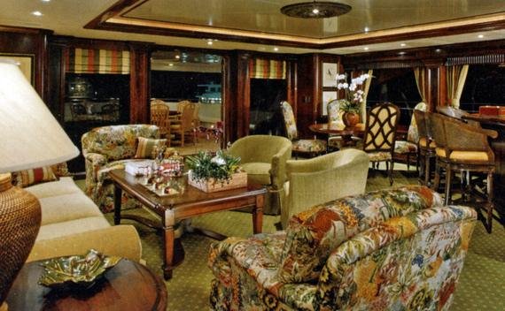 Custom yacht furniture and draperies