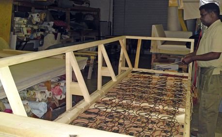 custom sofa construction